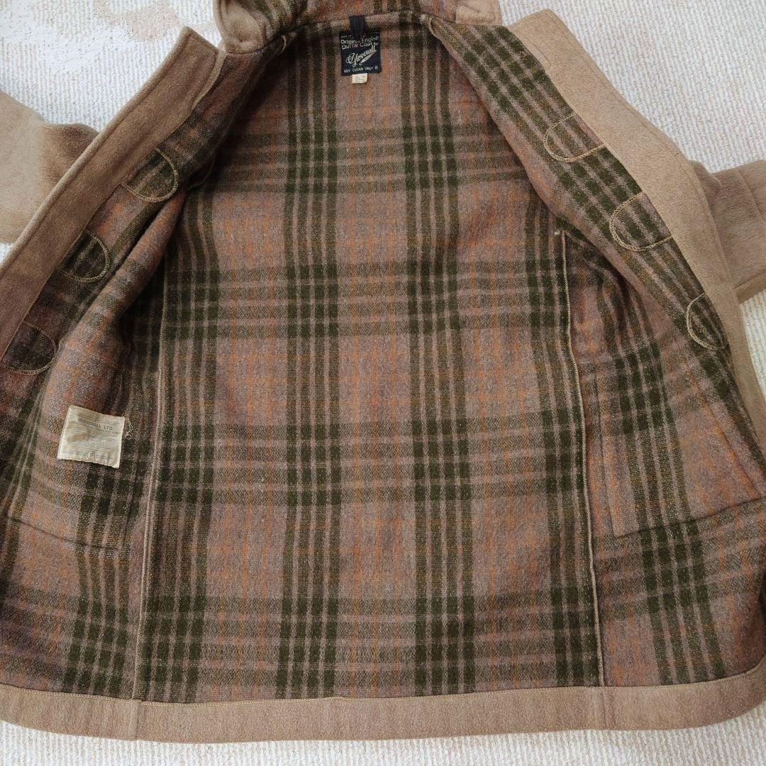 【ビンテージ　古着】GLOVERALL　メンズ　ダッフルコート　ベージュ　希少