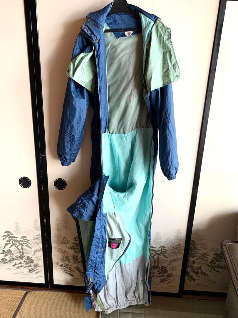 昭和レトロ DESCENTEデサント スキーウェア スノボつなぎジャンプスーツ①