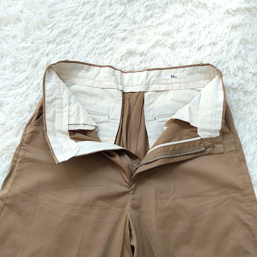 フォーティーファイブアール　チノパン ベージュ　刺繍　2