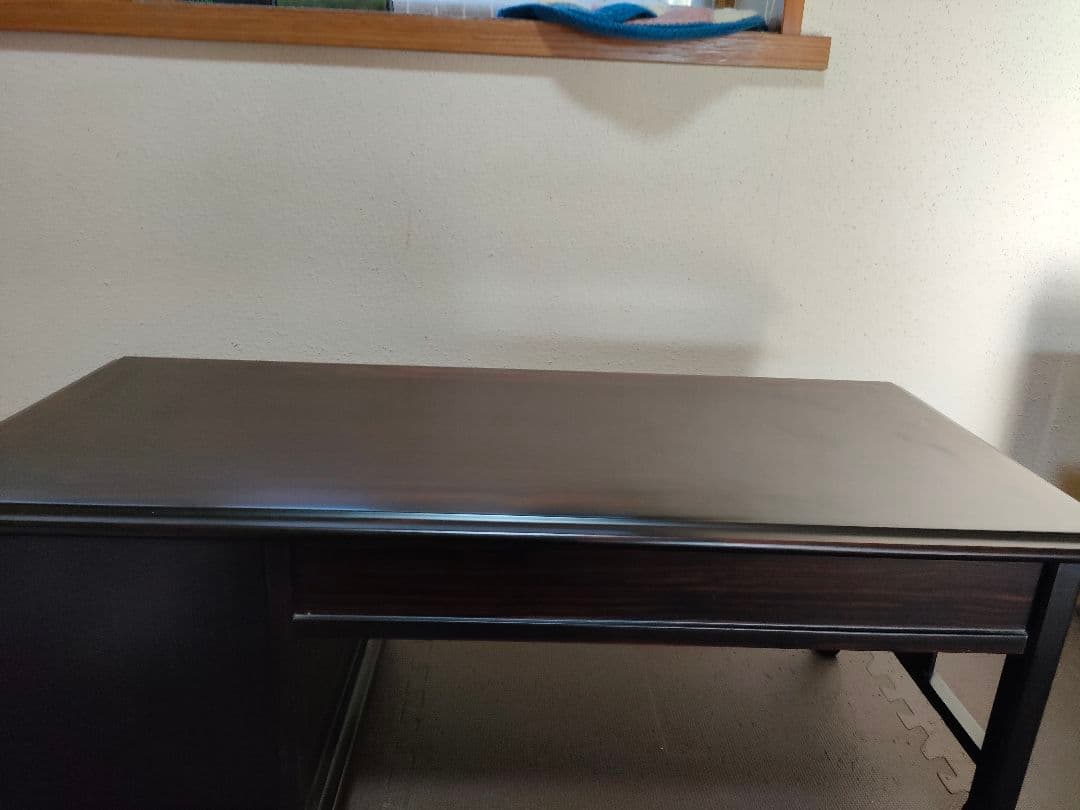 最高峰　唐木文机 ダークブラウン 　アンティーク