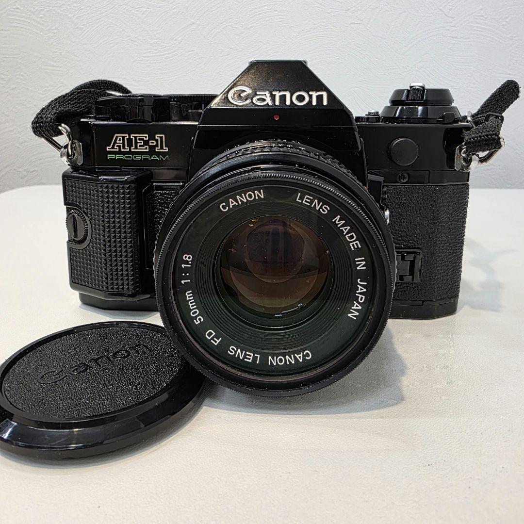 Canon AE-1 Program 35ミリカメラ 50mm 1:1.8レンズ