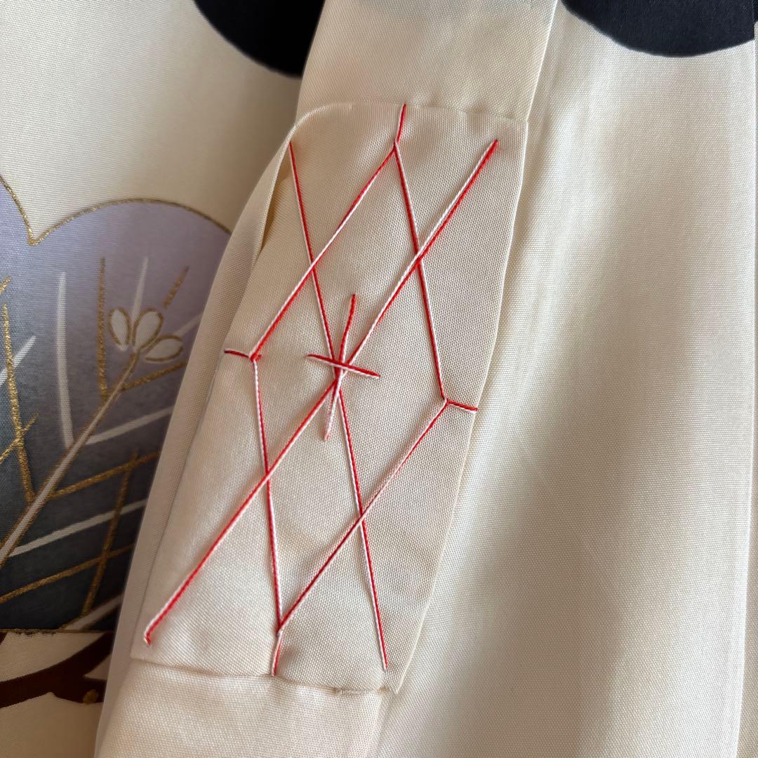 No.4 正絹　男の子お祝い着　長襦袢　のしめ 七五三