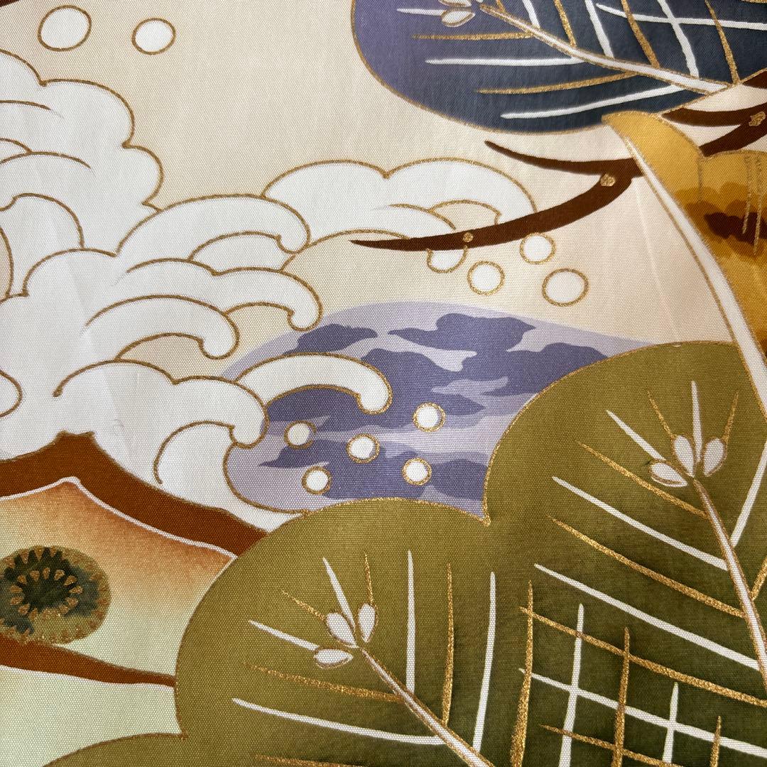 No.4 正絹　男の子お祝い着　長襦袢　のしめ 七五三