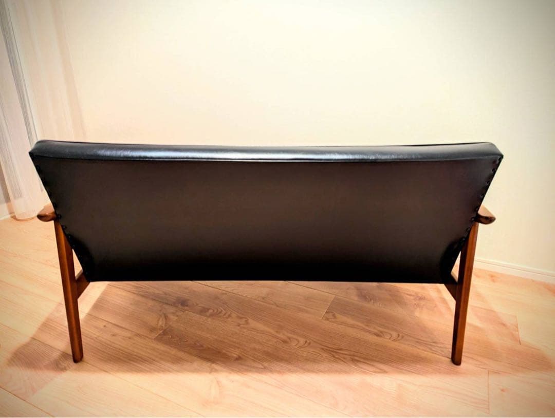 【カリモク60】Kチェア 2シーター スタンダードブラック