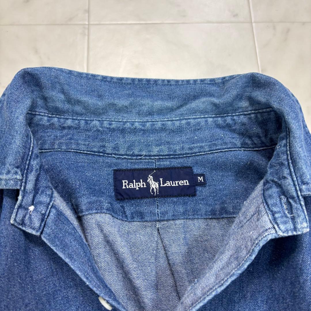 Mirka です★デニムシャツ オーバーサイズ チュニック ポニー刺繍