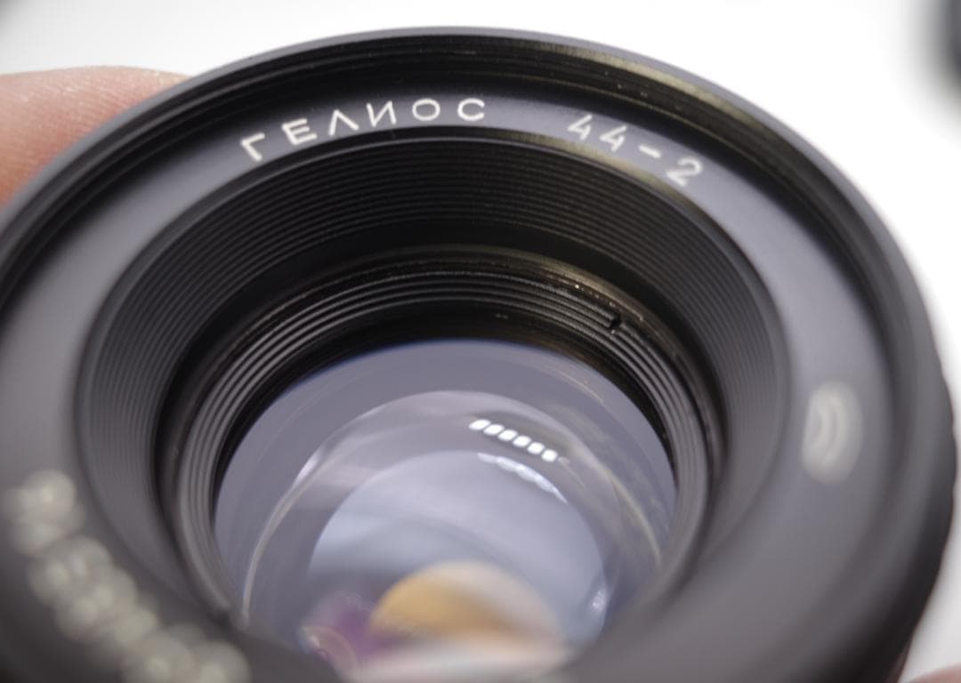 3【希少】　後期ゼブラ　未使用　ぐるぐるボケレンズ　ヘリオス44-2　M42