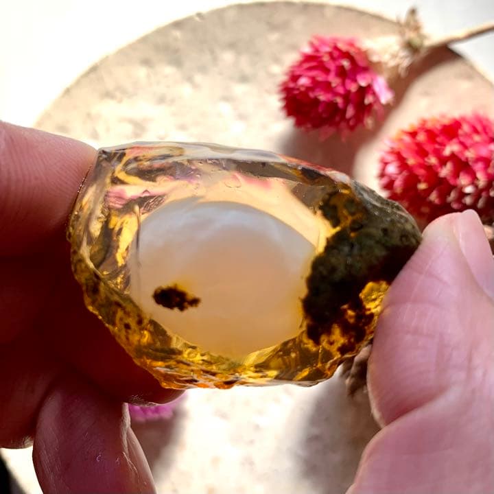 巨大エッグインオパール176.5ct/鉱物標本