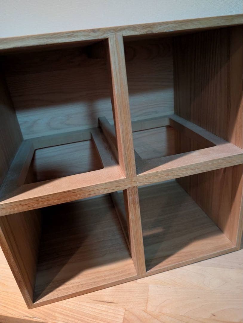 【送料込】無印良品 MUJI スタッキングシェルフ 引き出し 棚木製家具 オーク