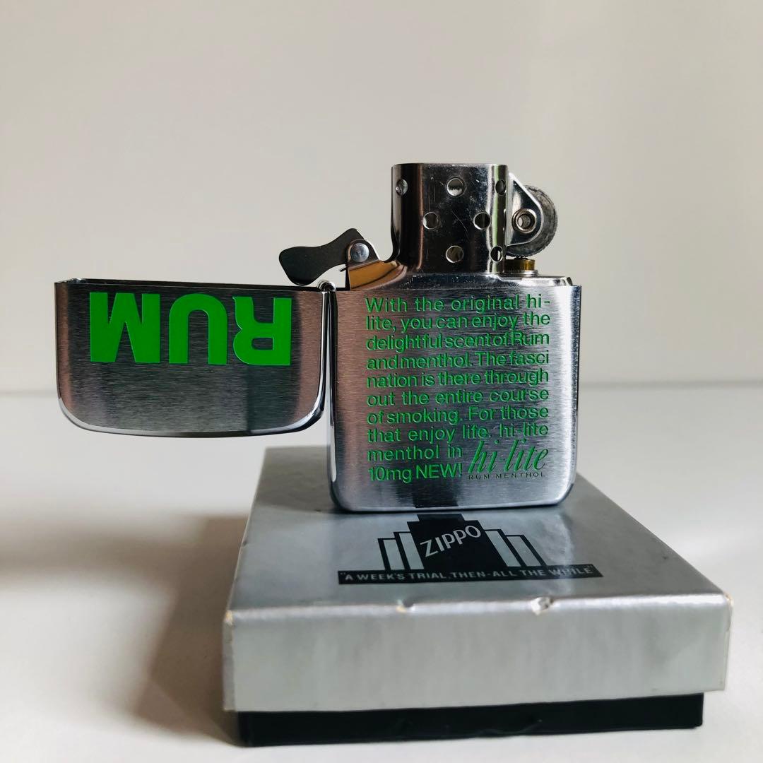 新品ハイライト初期41レプリカRUMメンソールZIPPO非売品未使用