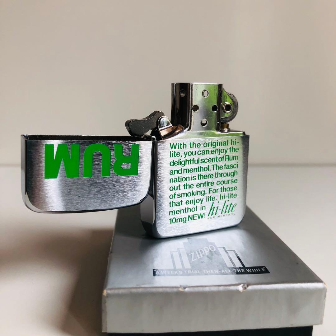 新品ハイライト初期41レプリカRUMメンソールZIPPO非売品未使用
