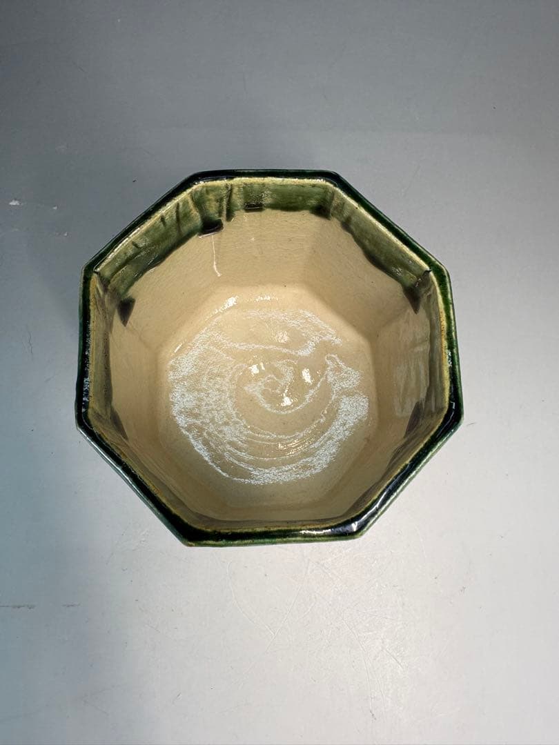 【中古品】長谷川青峯造　織部火入