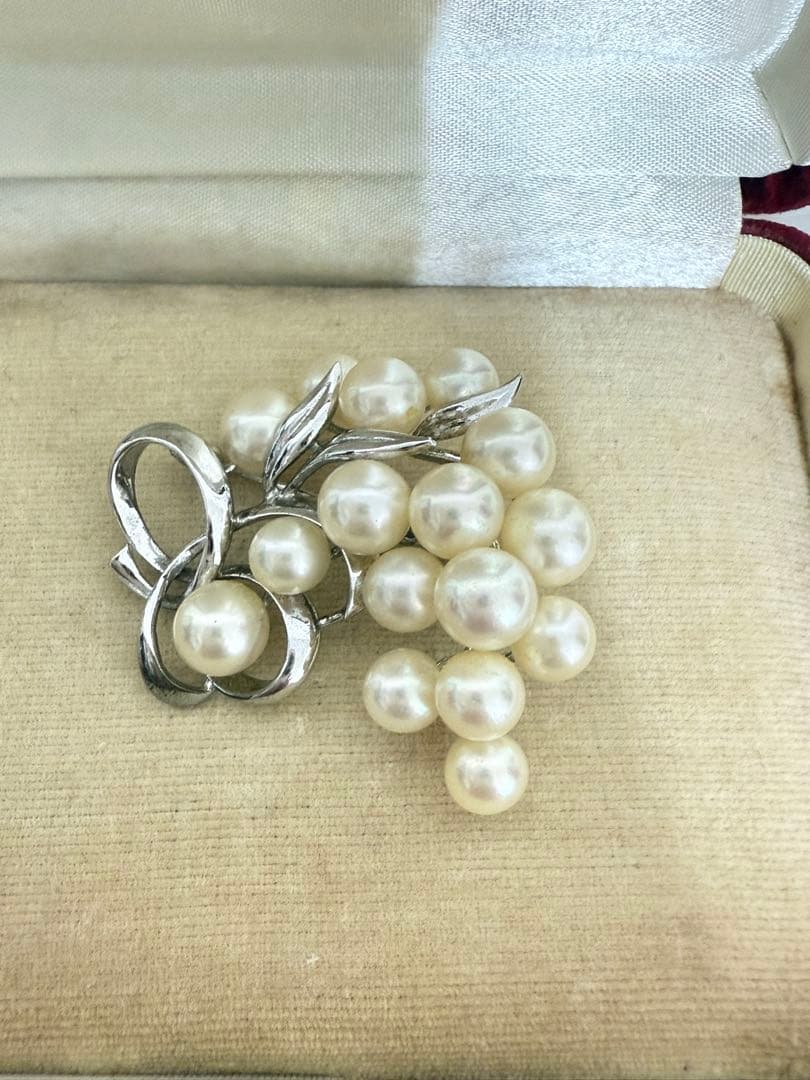 MIKIMOTO 真珠 ブローチ