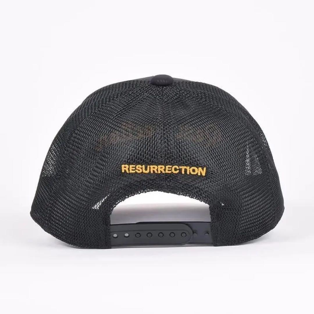 レザレクション GMエンボスメッシュキャップ / ブラックBE12CAP03