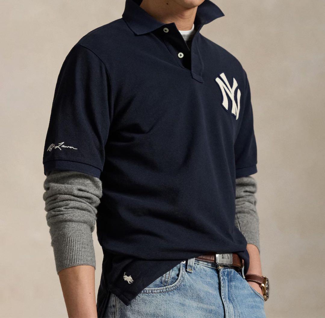 ポロラルフローレン×ヤンキース ポロシャツ サイズL MLB東京シリーズ限定完売