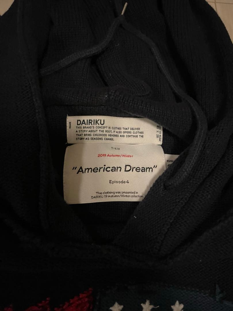 DAIRIKU 星条旗ニット　今日だけ