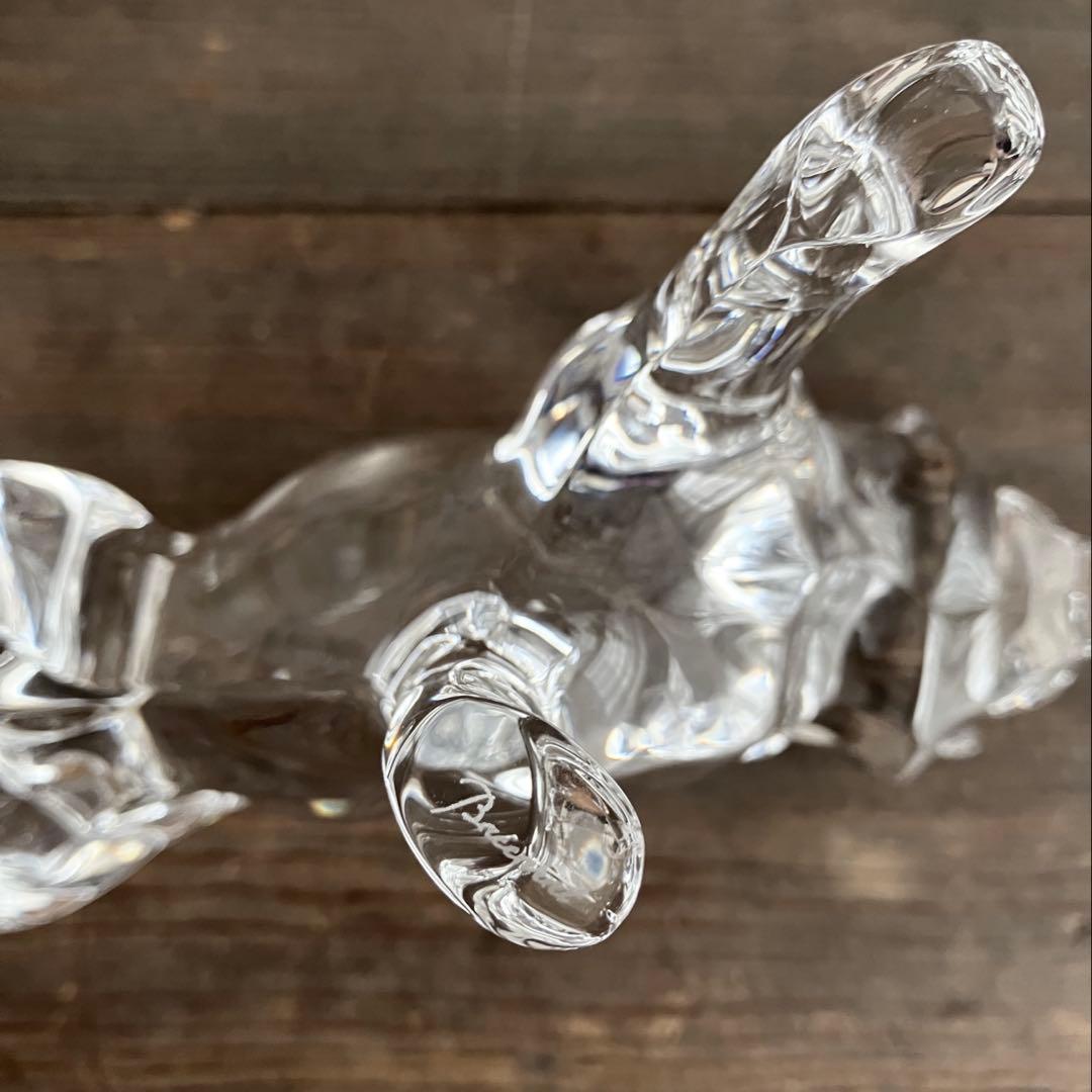 バカラ 柴犬 イヌ 戌 置物 クリスタル オブジェ オーナメント Dog