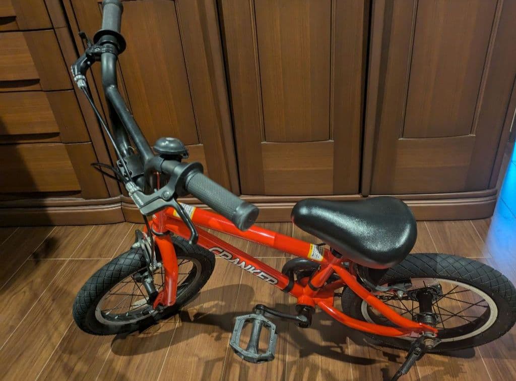 「引き渡し限定」CRANKER BMX レッド　14インチ