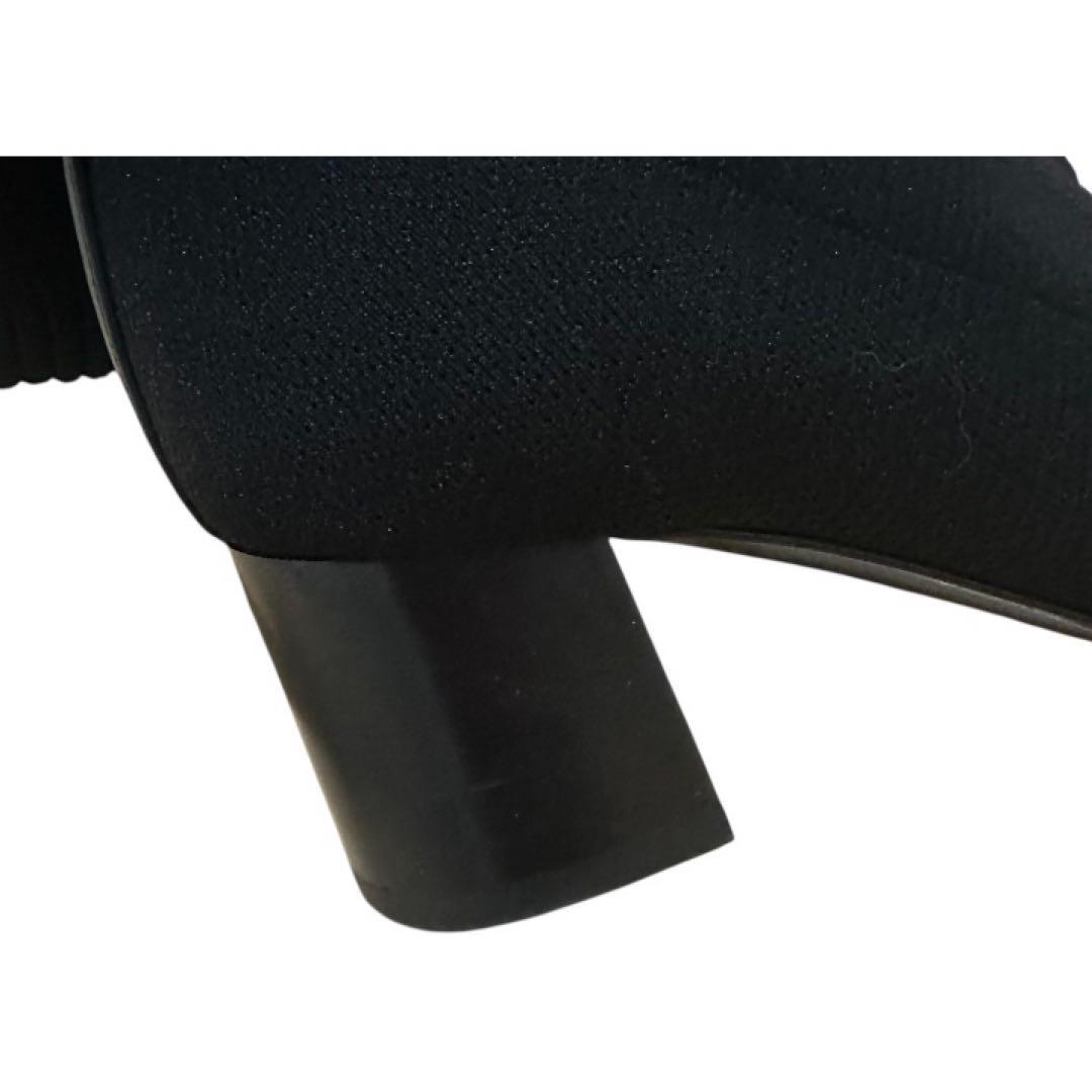 【美品】【限定価格】エルメスHERMESフォンテーヌロングブーツニットブーツ