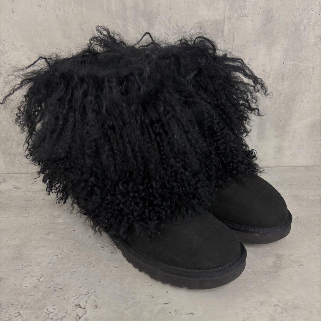 美品 UGG W SHEEPSKIN CUFF BOOT カフ ブーツ 24cm