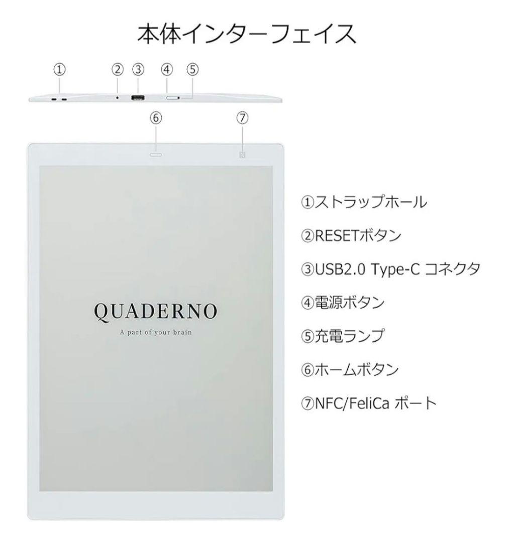 QUADERNO 電子ペーパーA5