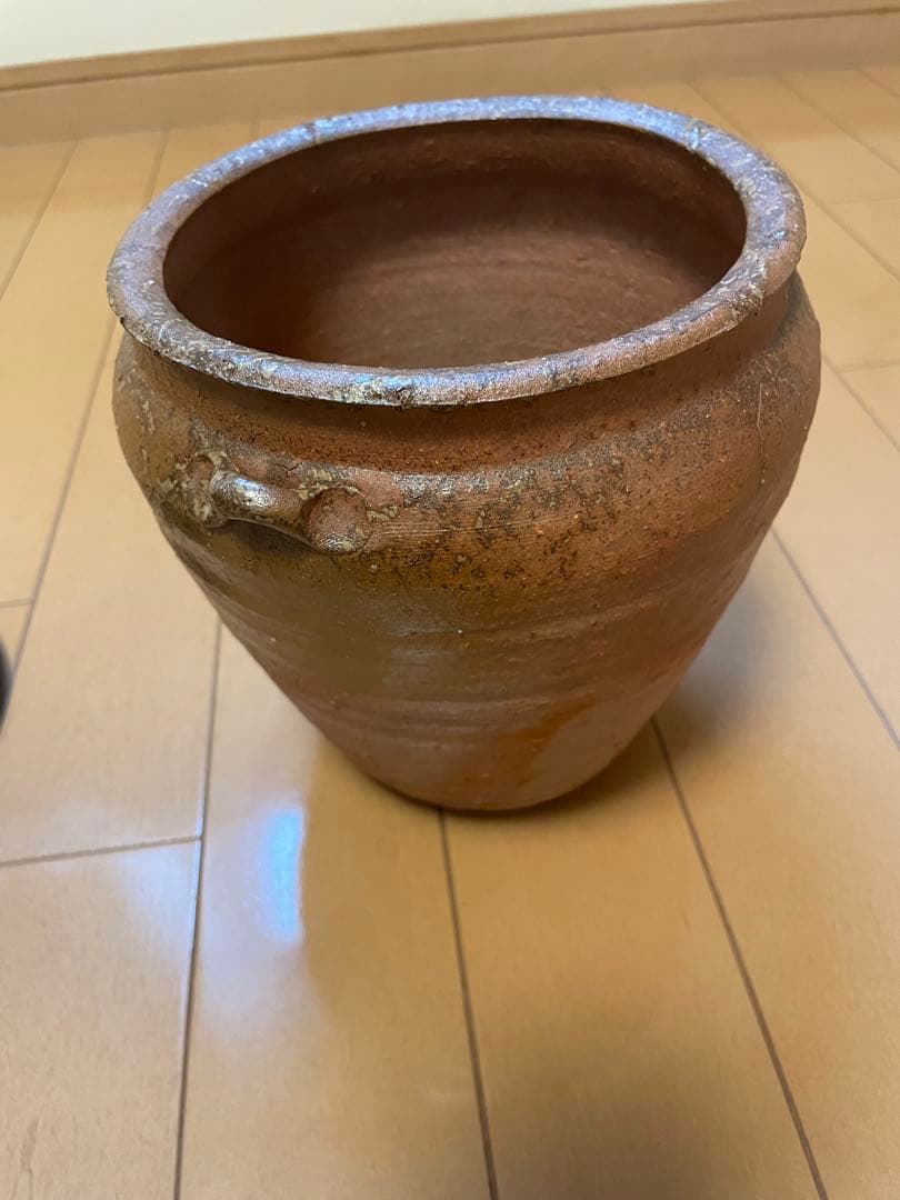 森陶岳　水差　種壺　たねつぼ　備前　寒風大窯　共箱あり