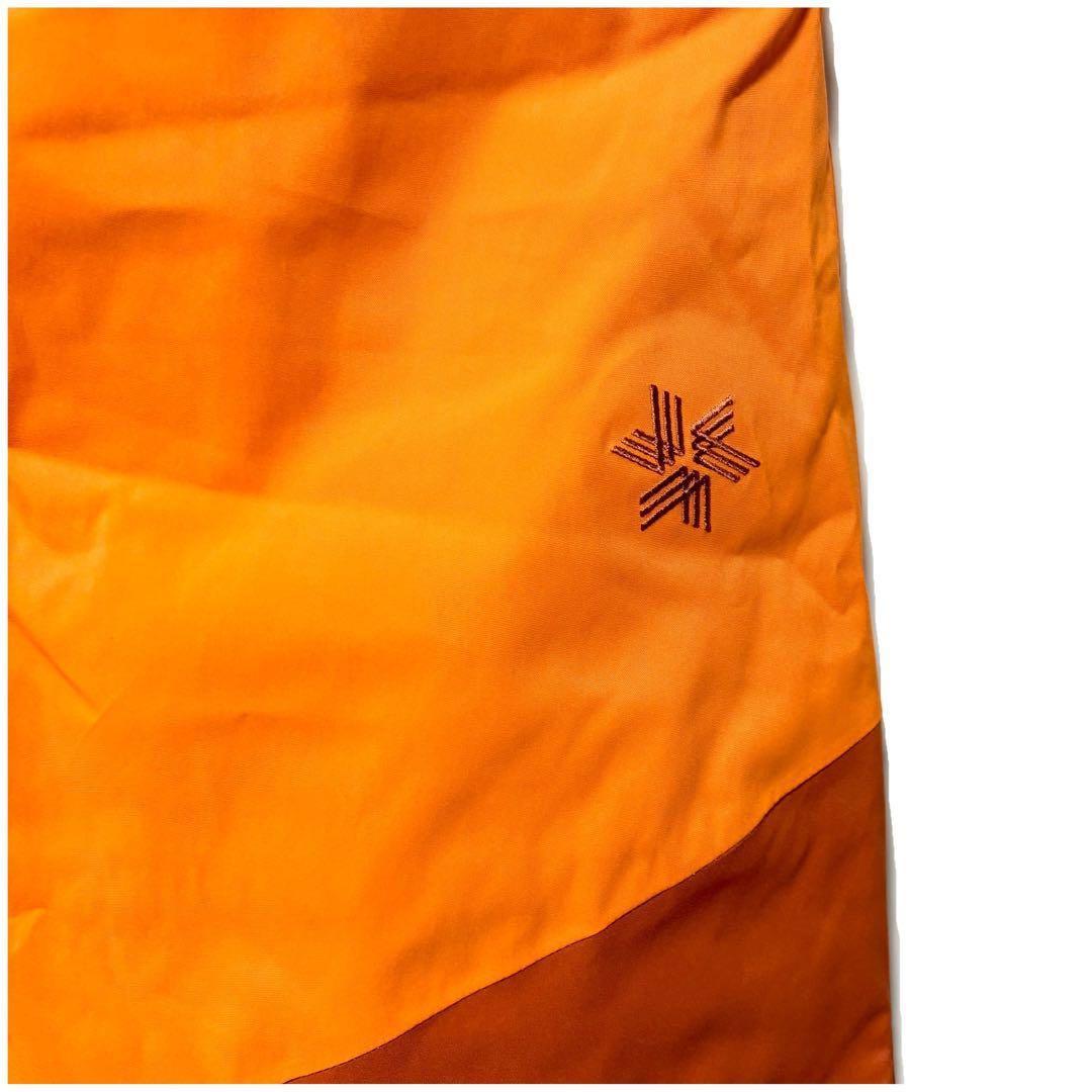 ゴールドウィン ウィメンズ ツートンカラー パンツ スカーレット オレンジ M