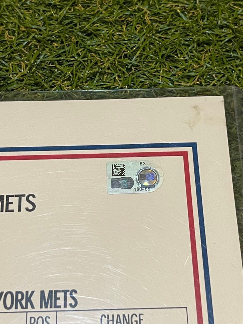 千賀滉大　日米通算100勝達成試合実使用ラインナップカード