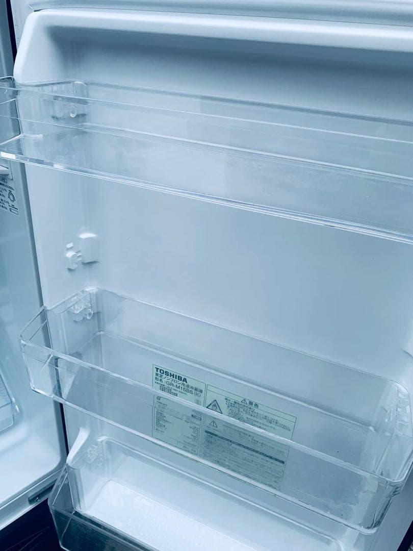 ①✅TOSHIBA冷凍冷蔵庫✅送料設置無料 ✅GR-M15BS✅