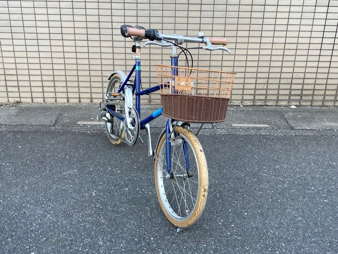 ミニベロ サイマ ミモザ cyma mimosa 外装6段 フロントバスケット