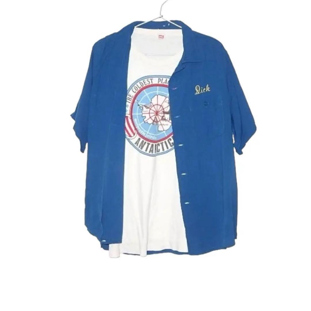 ▪️50s KING LOUIE ボーリングシャツ レーヨン ボックスシルエット