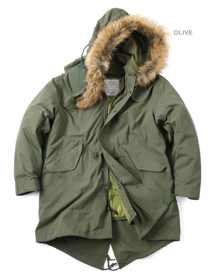 【美品】HOUSTON ヒューストン 5408 M-65パーカ モッズコート