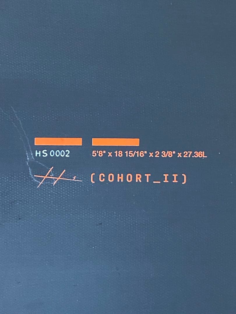 【美品/希少/売切御免】　最新モデル COHORT Ⅱ ヘイデンシェイプス