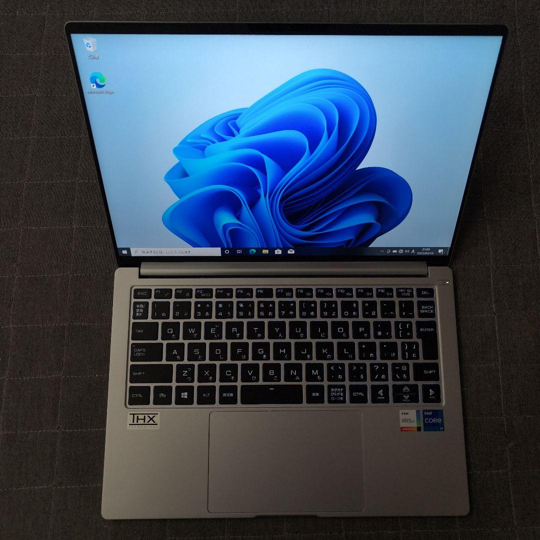 良好 軽量967g Mouse 爆速 11世代i7 16GB 512G 14型