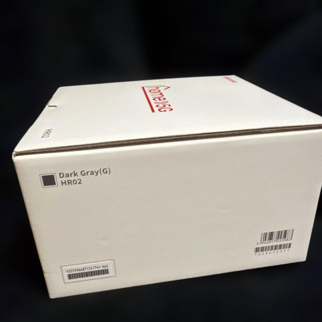 docomo HR02 5G 無線LANルーター ダークグレー