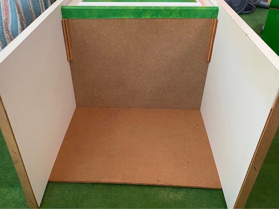 ドレッサー 鏡台 昭和レトロ 当時物 レトロポップ インテリア 緑 グリーン