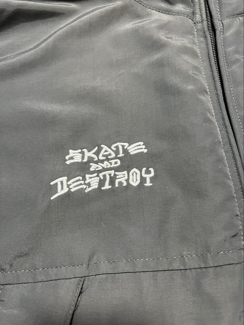 THRASHER ナイロン/フリース ジャケット リバーシブル