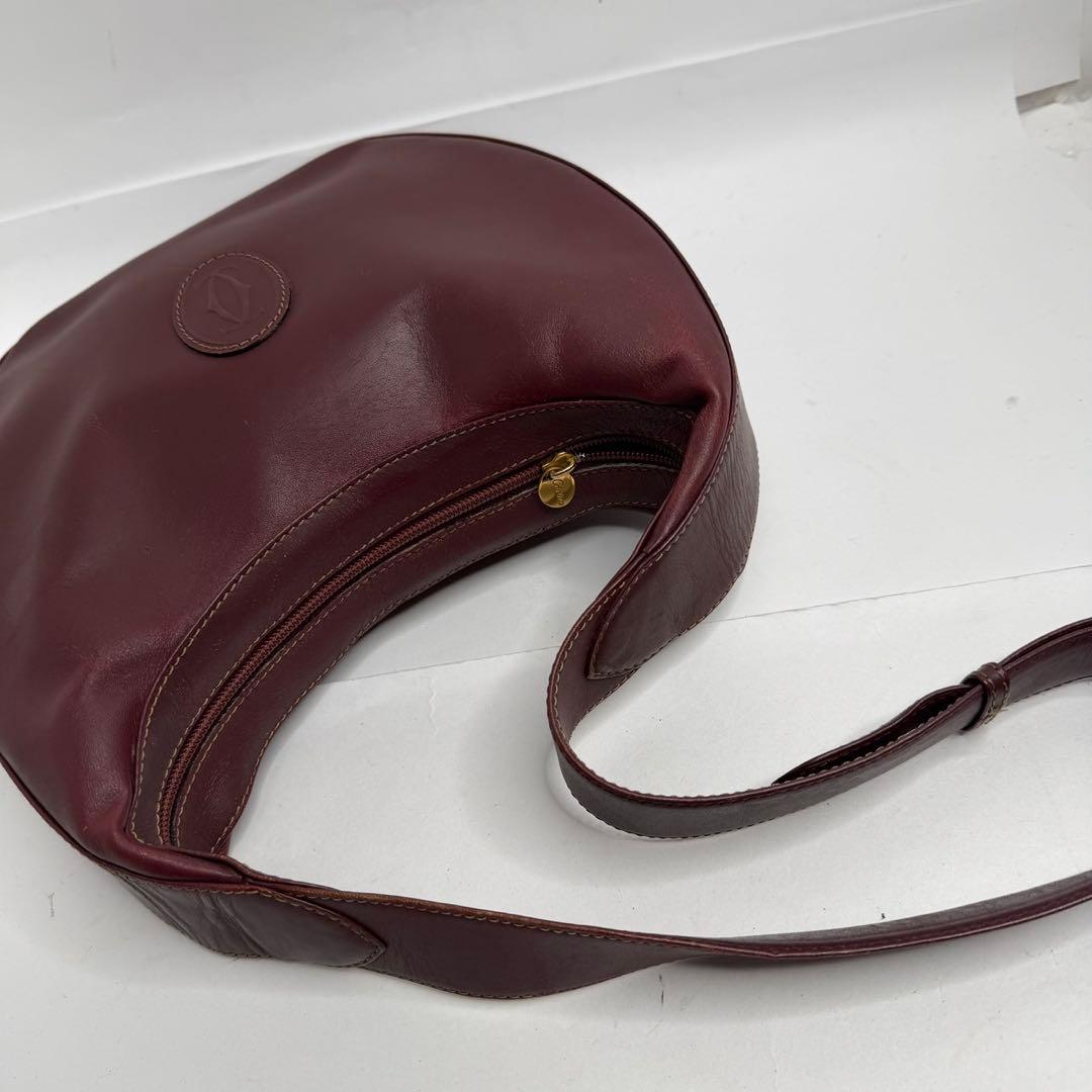 【美品✨️極希少】カルティエ ワンショルダー ハーフムーン マストライン