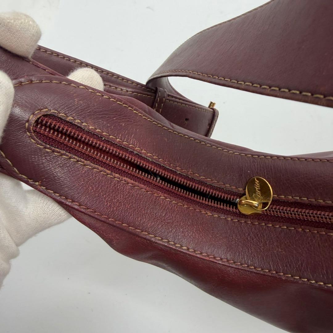 【美品✨️極希少】カルティエ ワンショルダー ハーフムーン マストライン