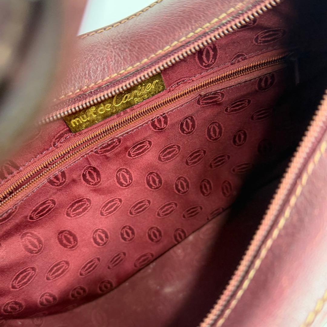 【美品✨️極希少】カルティエ ワンショルダー ハーフムーン マストライン