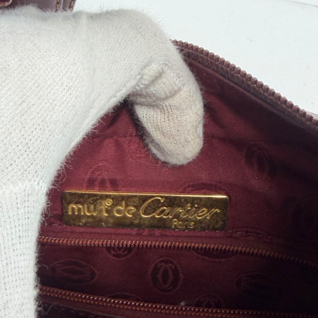 【美品✨️極希少】カルティエ ワンショルダー ハーフムーン マストライン