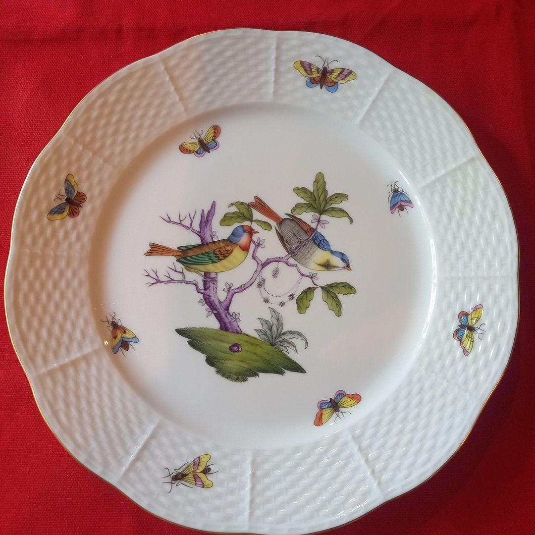 ヘレンドロスチャイルドバードディナー皿5枚セット