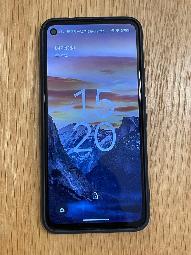 【傷あり】Google Pixel 4a ブラック ケース付き（本体のみ）