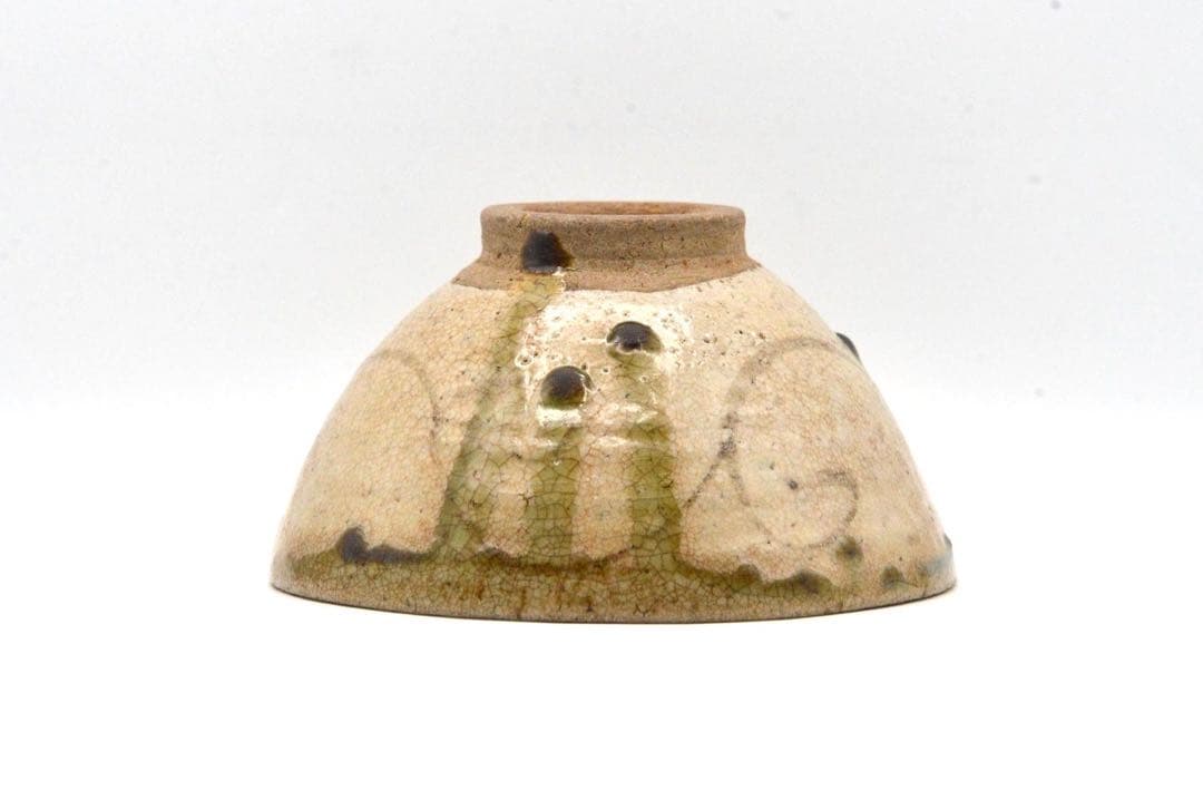 弥七田織部　茶碗　江戸時代　検索　魯山人　志野　唐津　茶入　抹茶