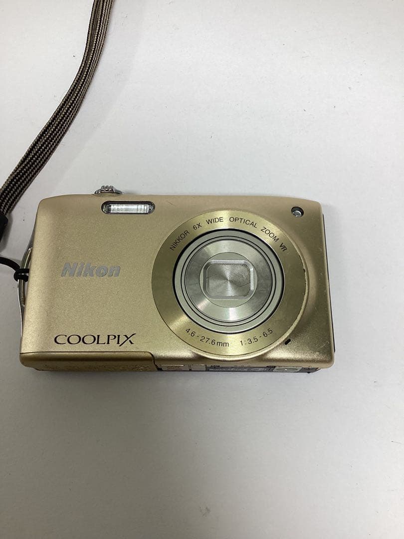み*須様 Nikon COOLPIX S3300ゴールド 本体　撮影可能