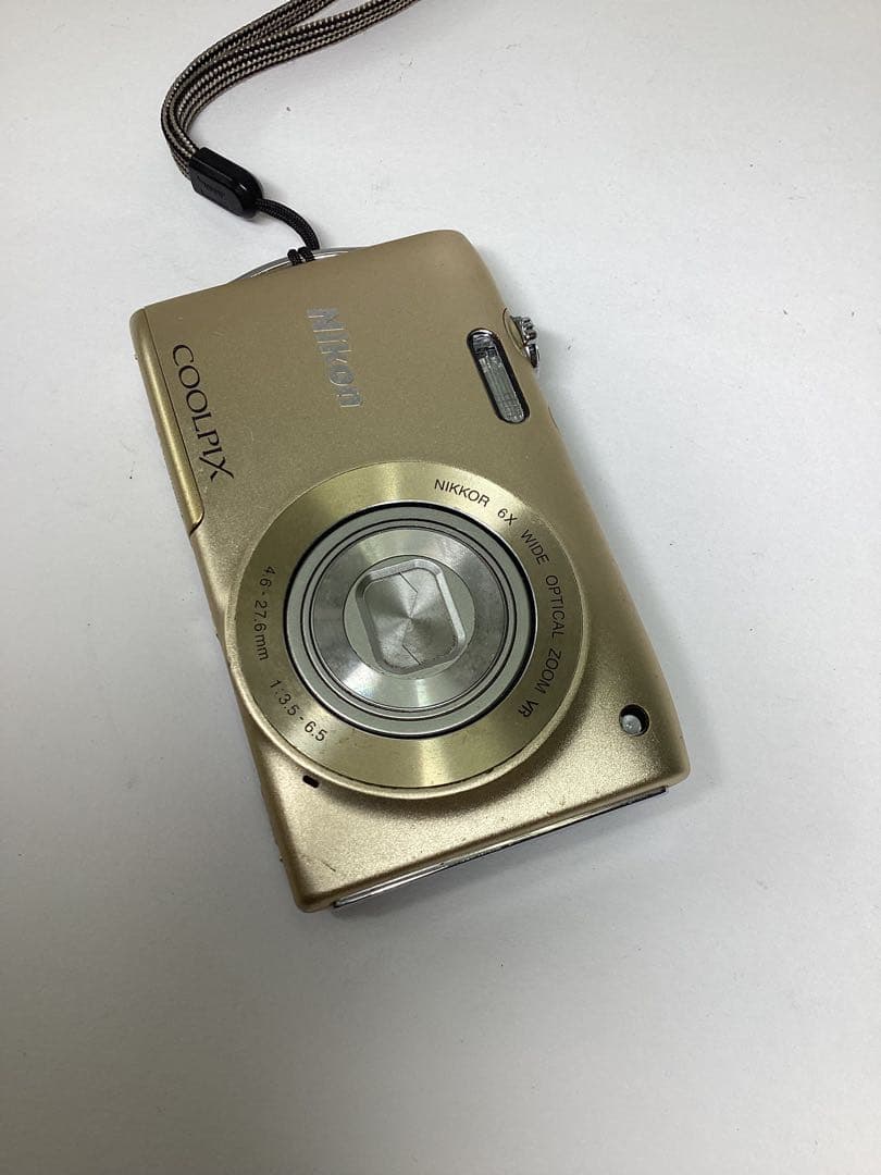み*須様 Nikon COOLPIX S3300ゴールド 本体　撮影可能