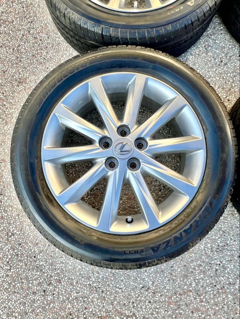 レクサスCT200h純正 タイヤホイール4本セット サイズ205/55R16