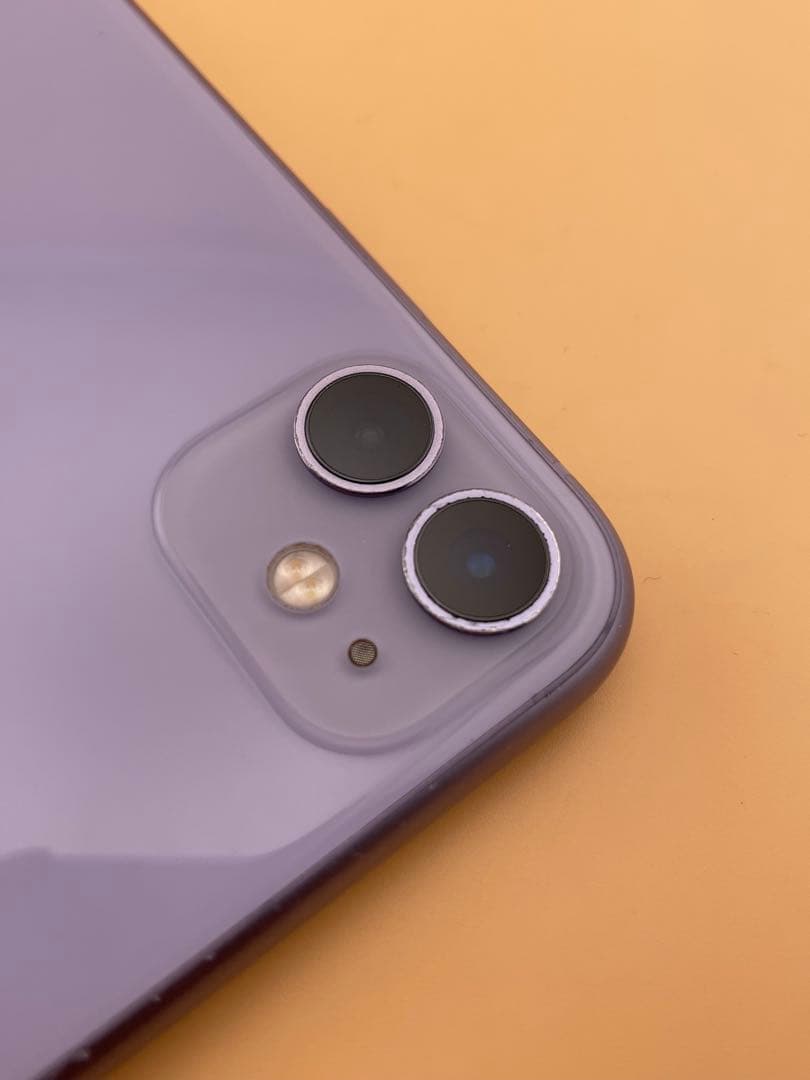 iphone 11 64GB SIMフリー　パープル　バッテリー新品100%