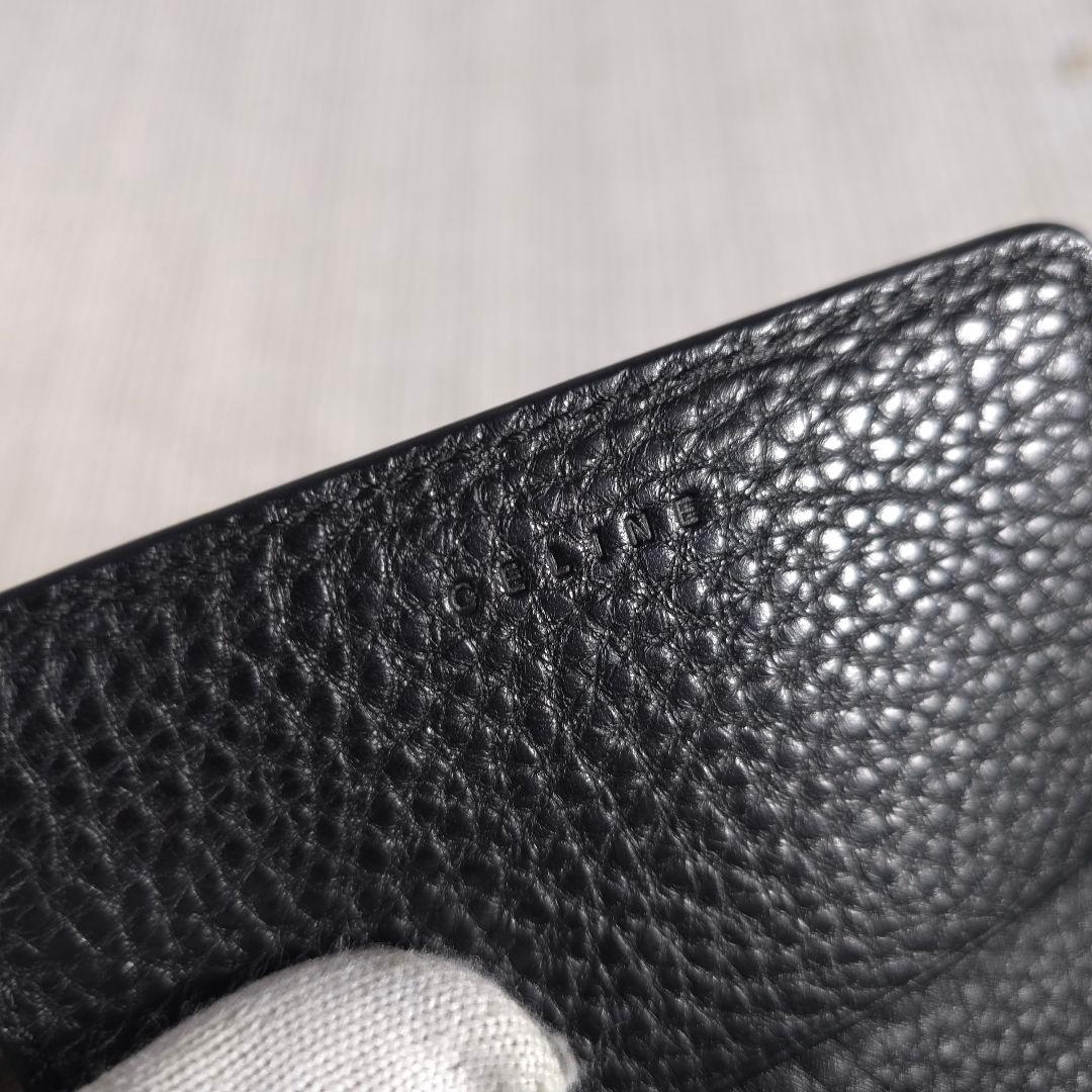 未使用級　CELINE　セリーヌ　名刺入れ　カードケース　パスケース　黒