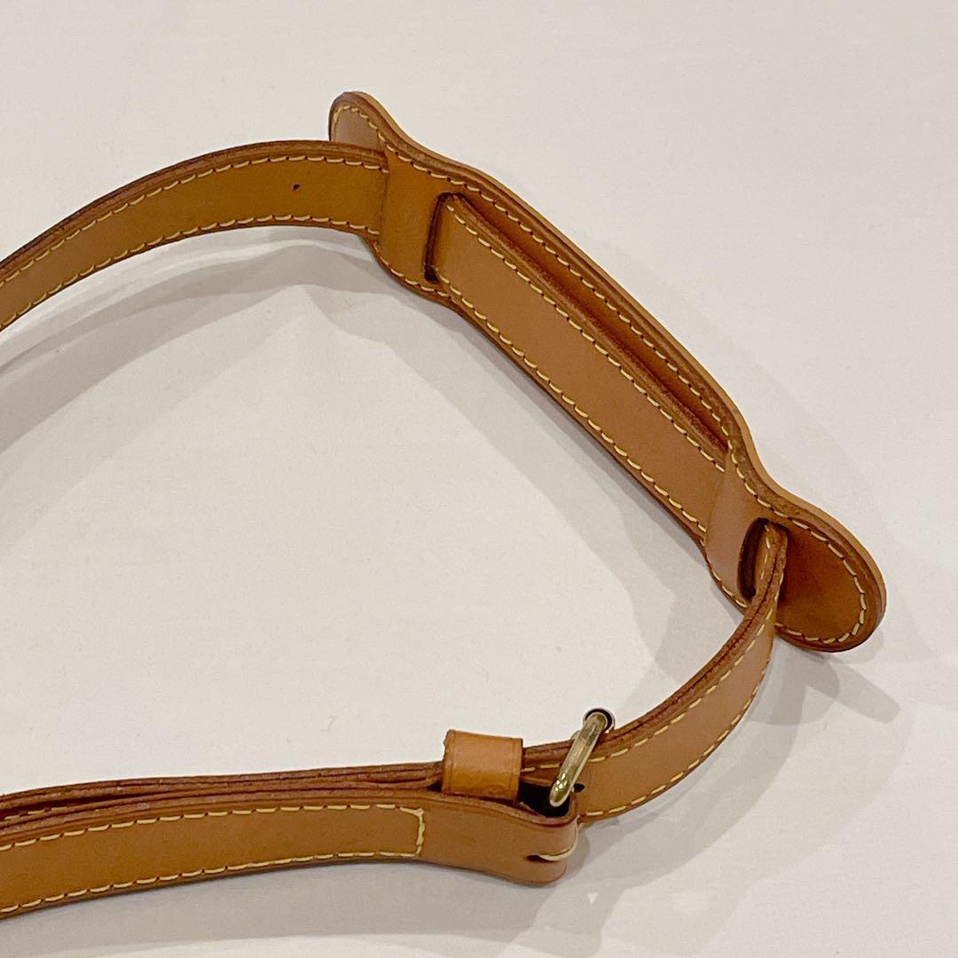 ルイヴィトン　ブラウン　レザーショルダーストラップ