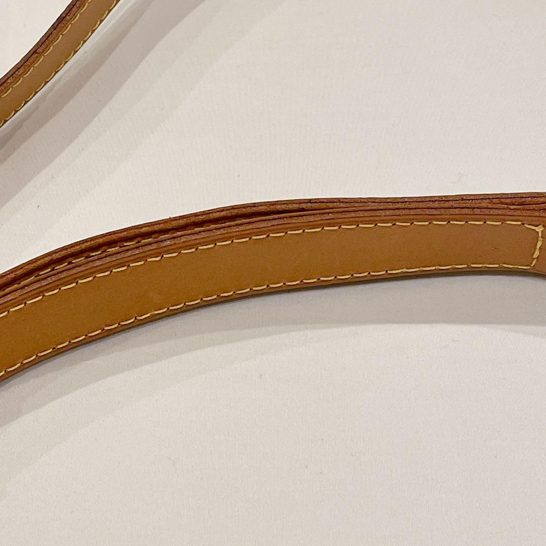ルイヴィトン　ブラウン　レザーショルダーストラップ